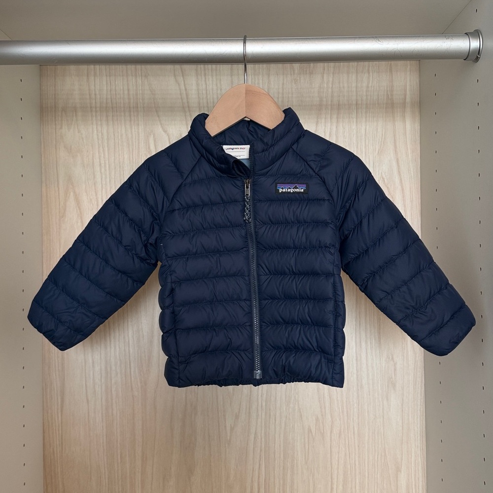 Patagonia Navy Blue Quilted Toddler Jacket